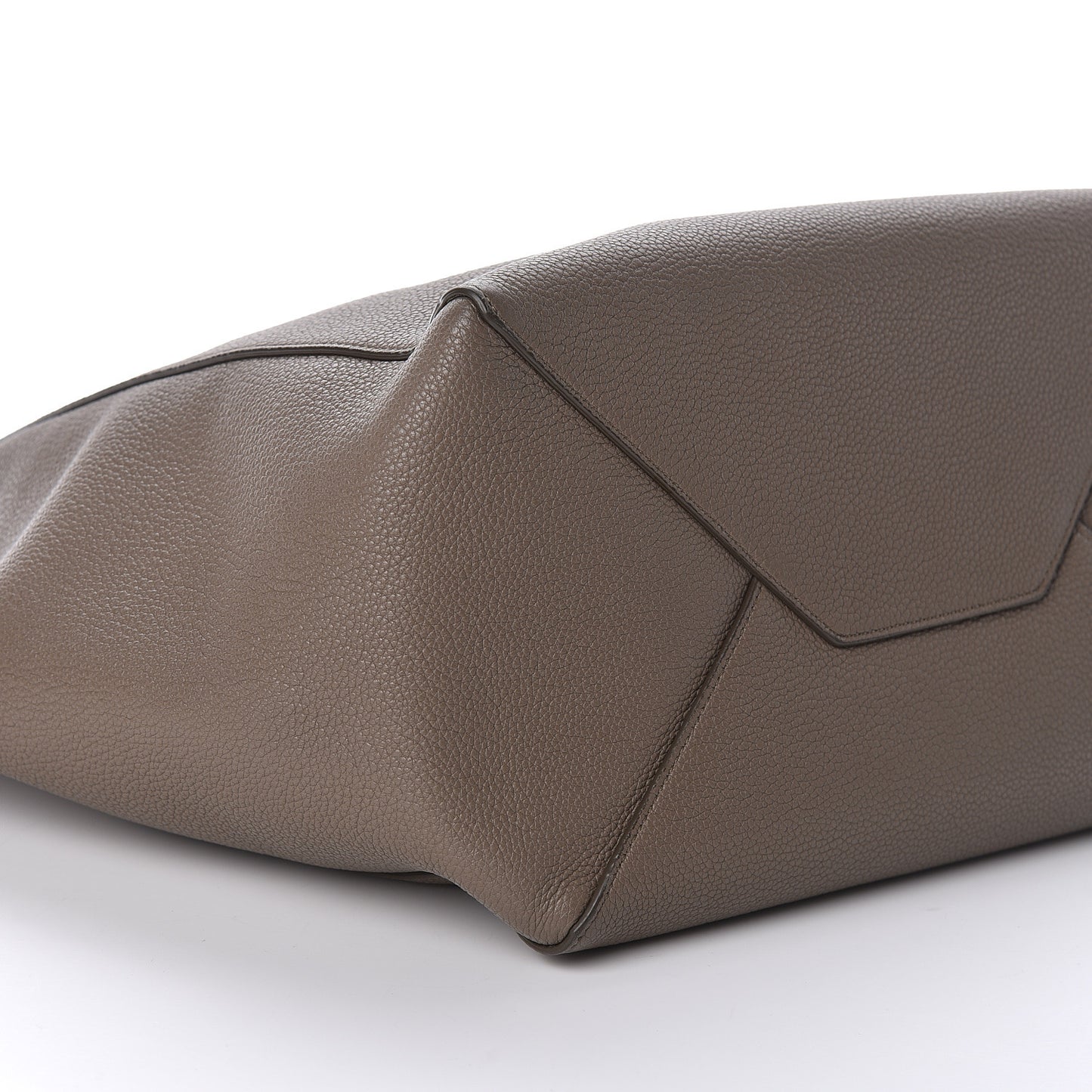 Soft Grained Calfskin Small Belt Cabas Phantom Taupe