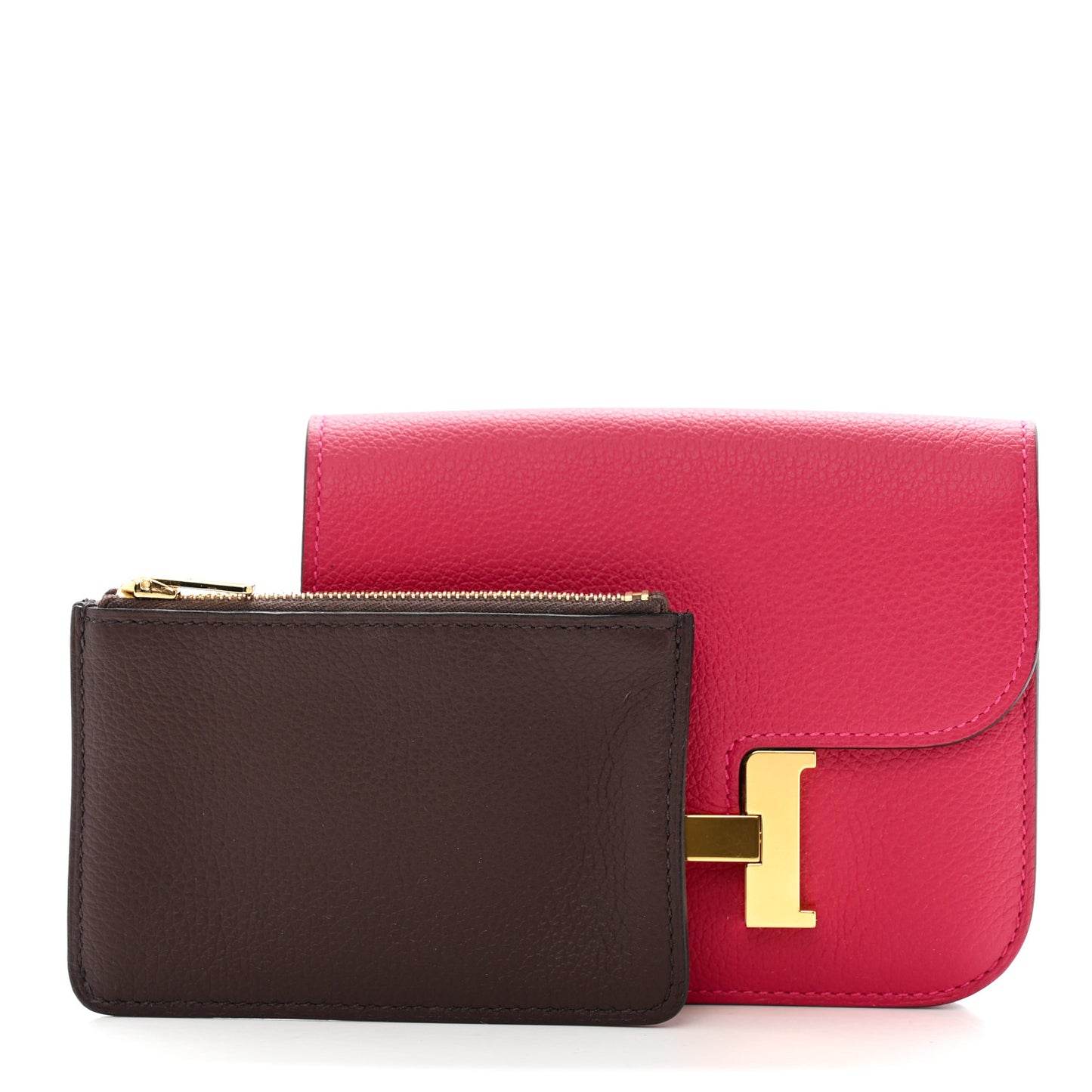 Evercolor Verso Constance Slim Wallet Framboise Rouge Sellier