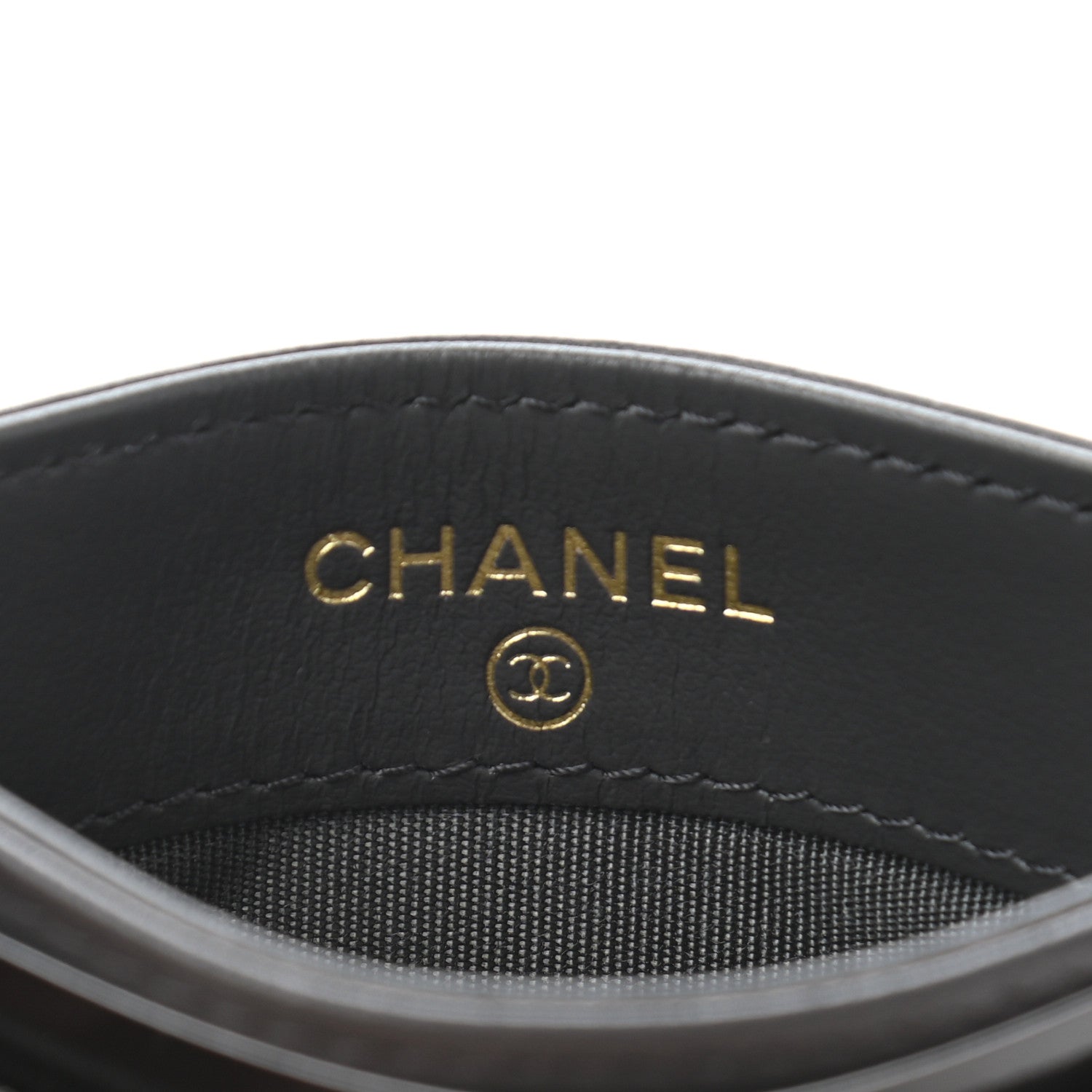 Chanel Lambskin Quilted Chanel 19 Card Holder Dark Grey 7 of 9