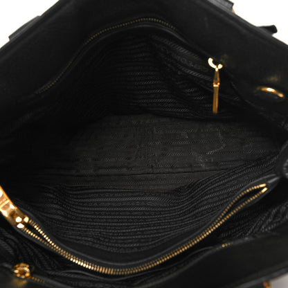 Prada Vitello Daino Tote Black 5 of 11