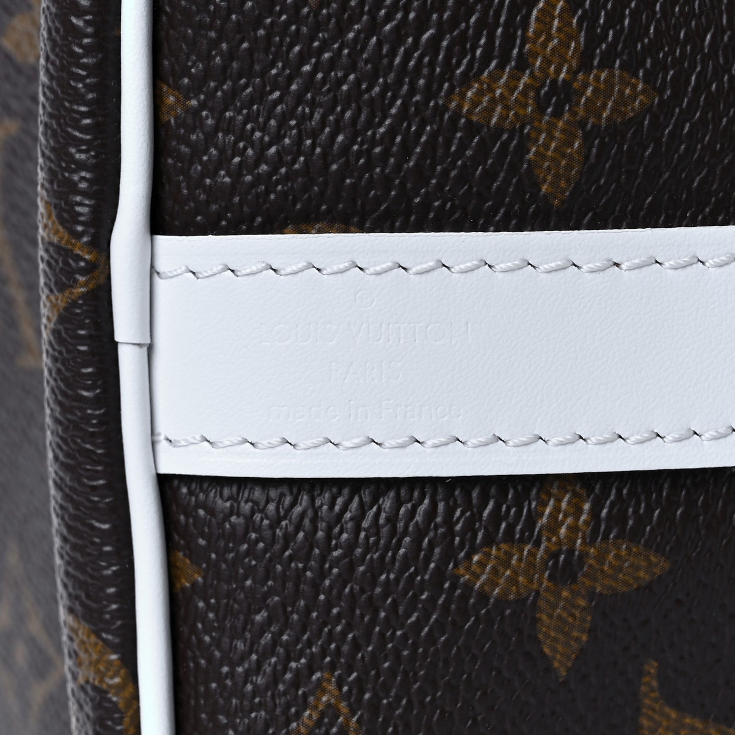 Monogram LV Match Speedy Bandouliere 25 White