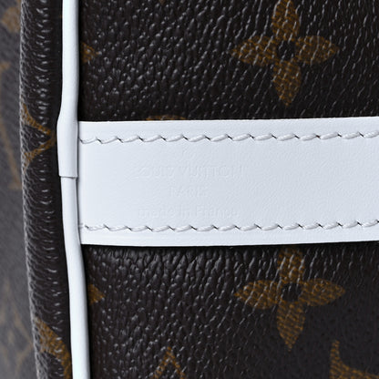 Louis Vuitton Monogram LV Match Speedy Bandouliere 25 White 8 of 11