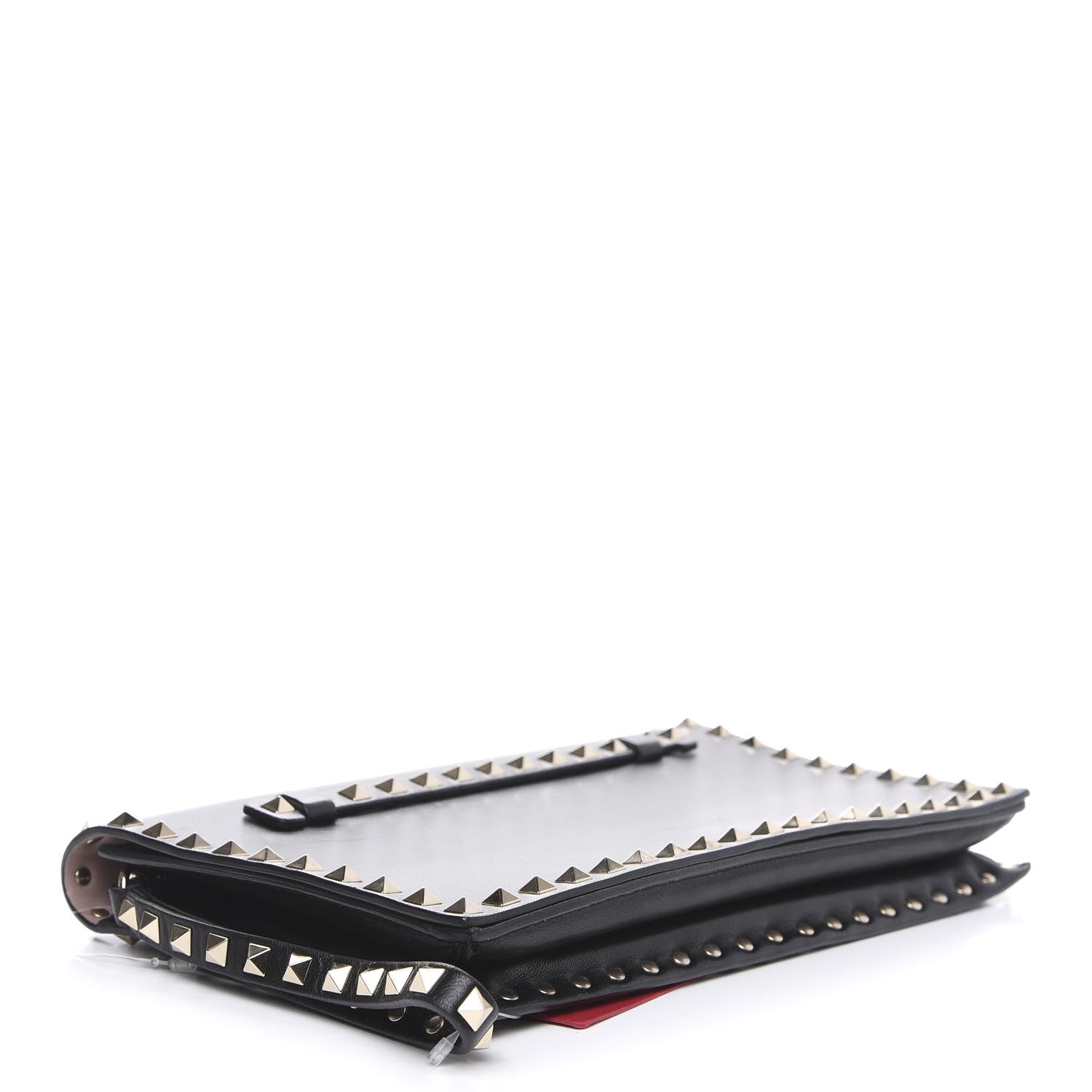 Valentino Garavani Nappa Rockstud Wristlet Clutch Black 3 of 8