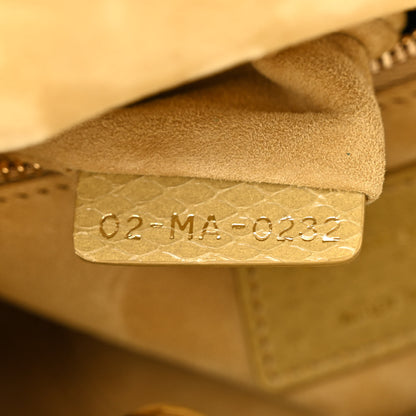 Christian Dior Snakeskin Mini Lady Dior Beige 7 of 11