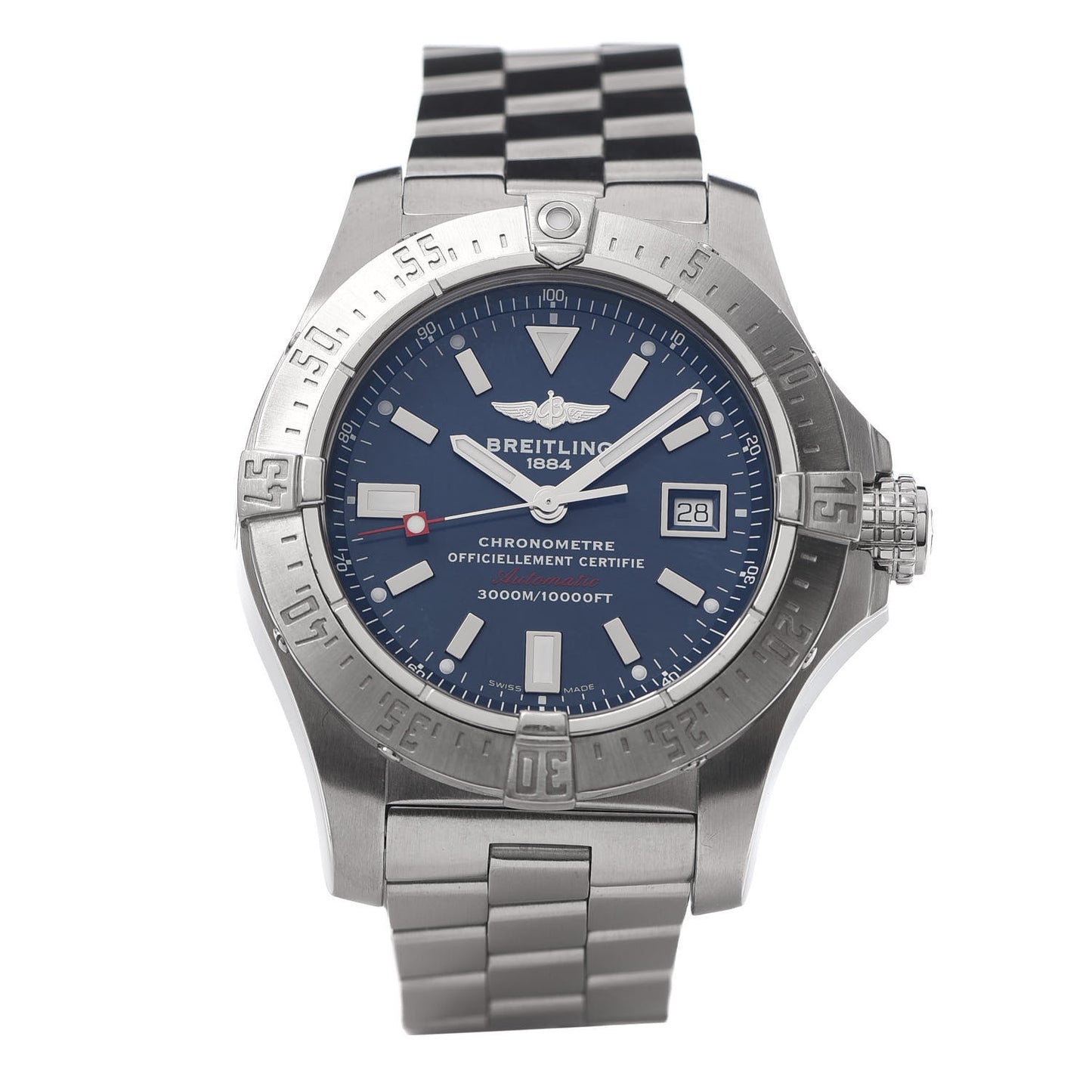 Stainless Steel 45mm Avenger Seawolf Automatic Watch Blue A1733010