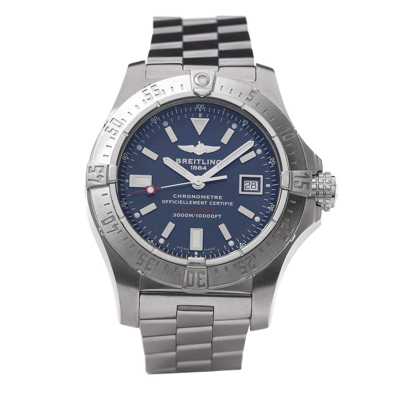 Breitling Stainless Steel 45mm Avenger Seawolf Automatic Watch Blue A1733010 1 of 7