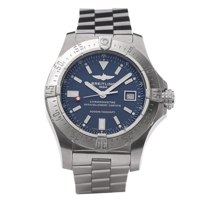 Breitling Stainless Steel 45mm Avenger Seawolf Automatic Watch Blue A1733010 1 of 7