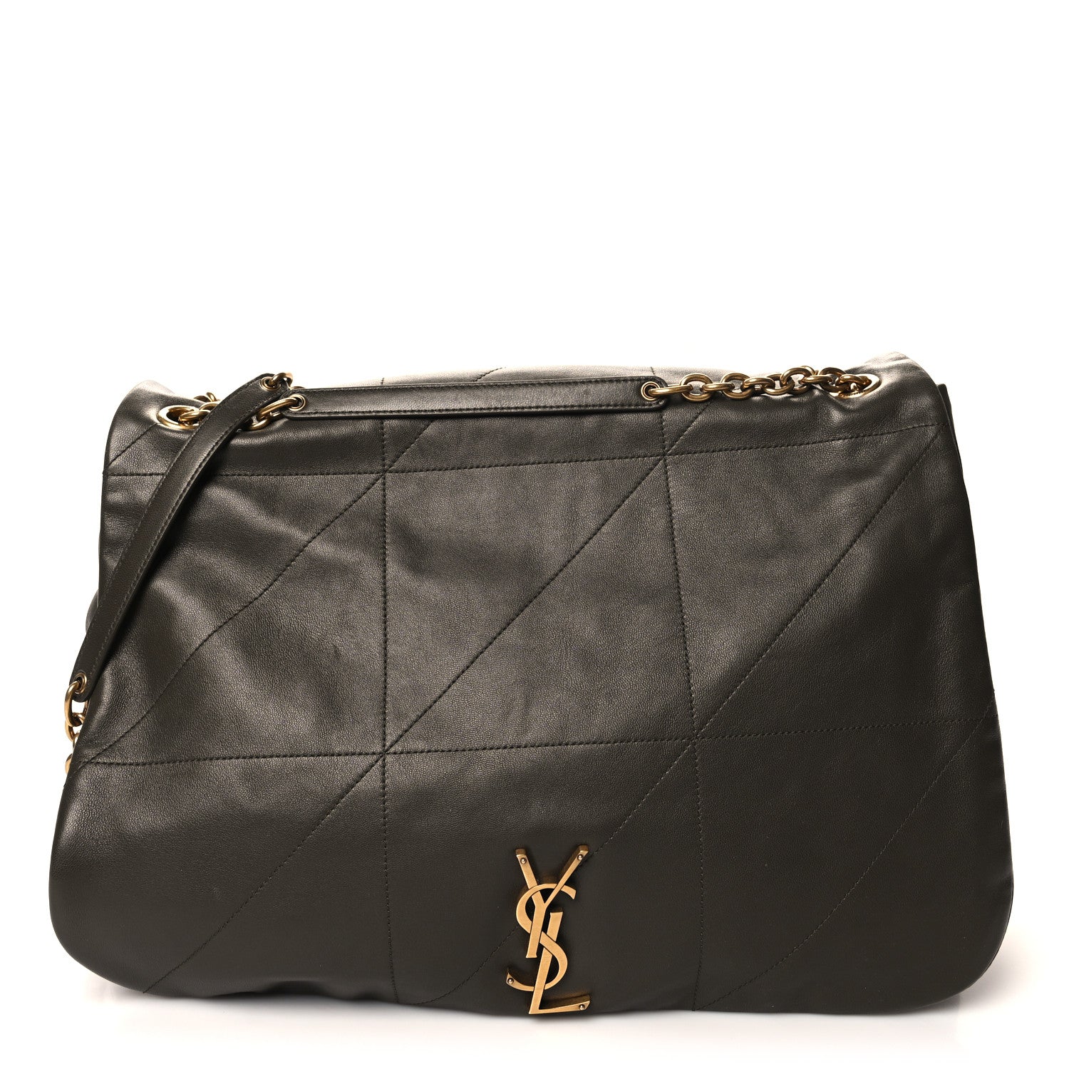 Saint Laurent Lambskin Matelasse Monogram Large Jamie 4.3 Light Musk 1 of 10