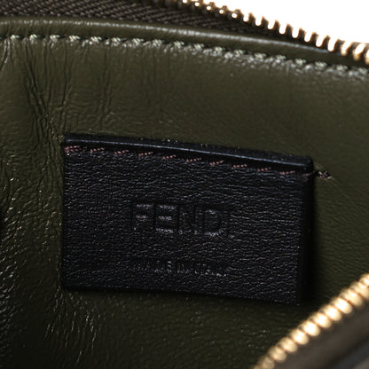 Fendi Cuoio Romano Vitello Grace Key Case Pouch Wood Avocado 6 of 8
