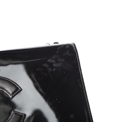 Chanel Vinyl CC Flap Bag Black 14 of 19
