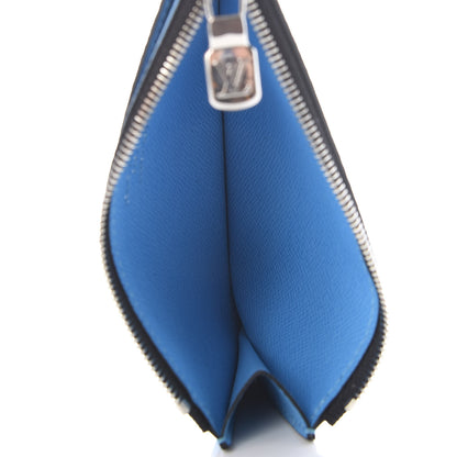 Louis Vuitton Taigarama Coin Card Holder Blue Lagoon 5 of 6