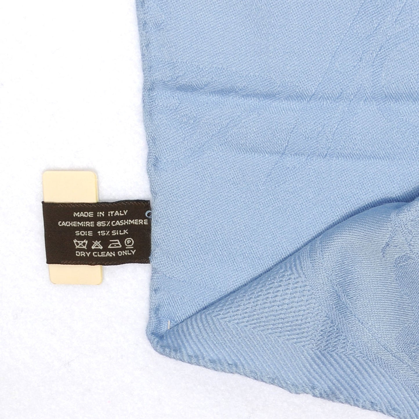 Cashmere Silk New Libris Stole Bleu Horizon