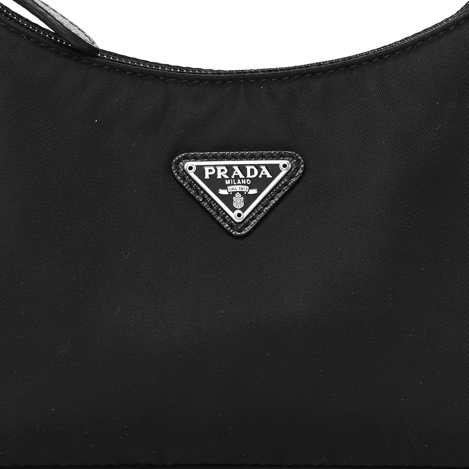 Prada Tessuto Nylon Mini Re-Edition 2000 Bag Black 7 of 10