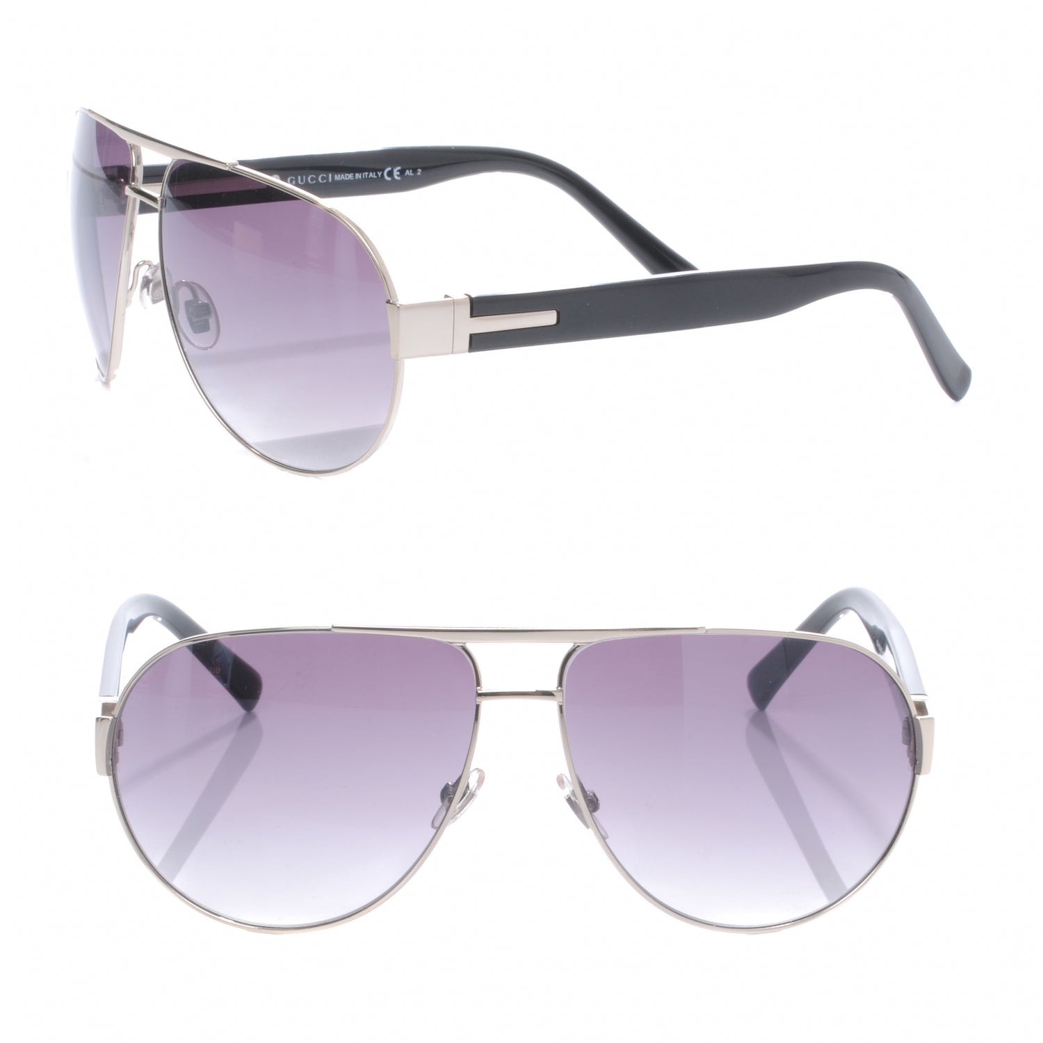 Gucci Aviator Sunglasses 1924S Purple 1 of 3