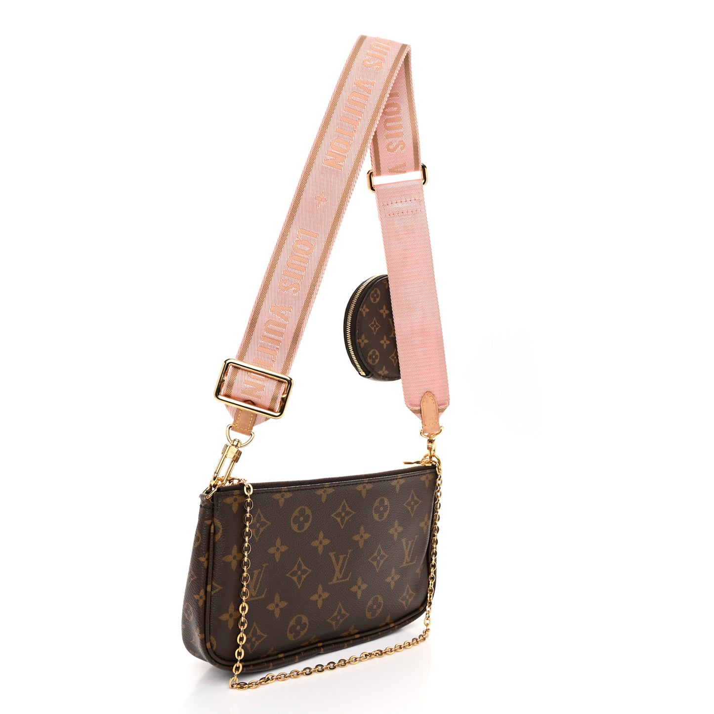 Monogram Multi Pochette Accessories Rose Clair