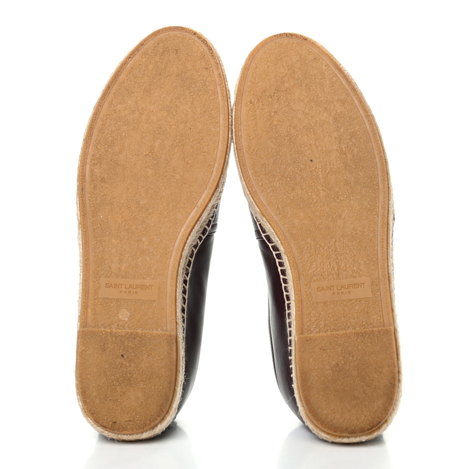 Saint Laurent Nappa Vendome Monogram Espadrilles 40.5 Barolo 6 of 10