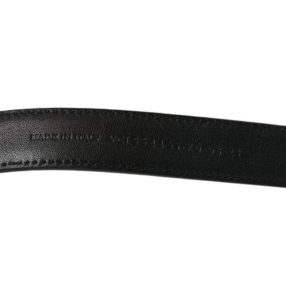 Saint Laurent Smooth Calfskin Monogram Narrow Square Buckle Belt 70 28 Black 6 of 6
