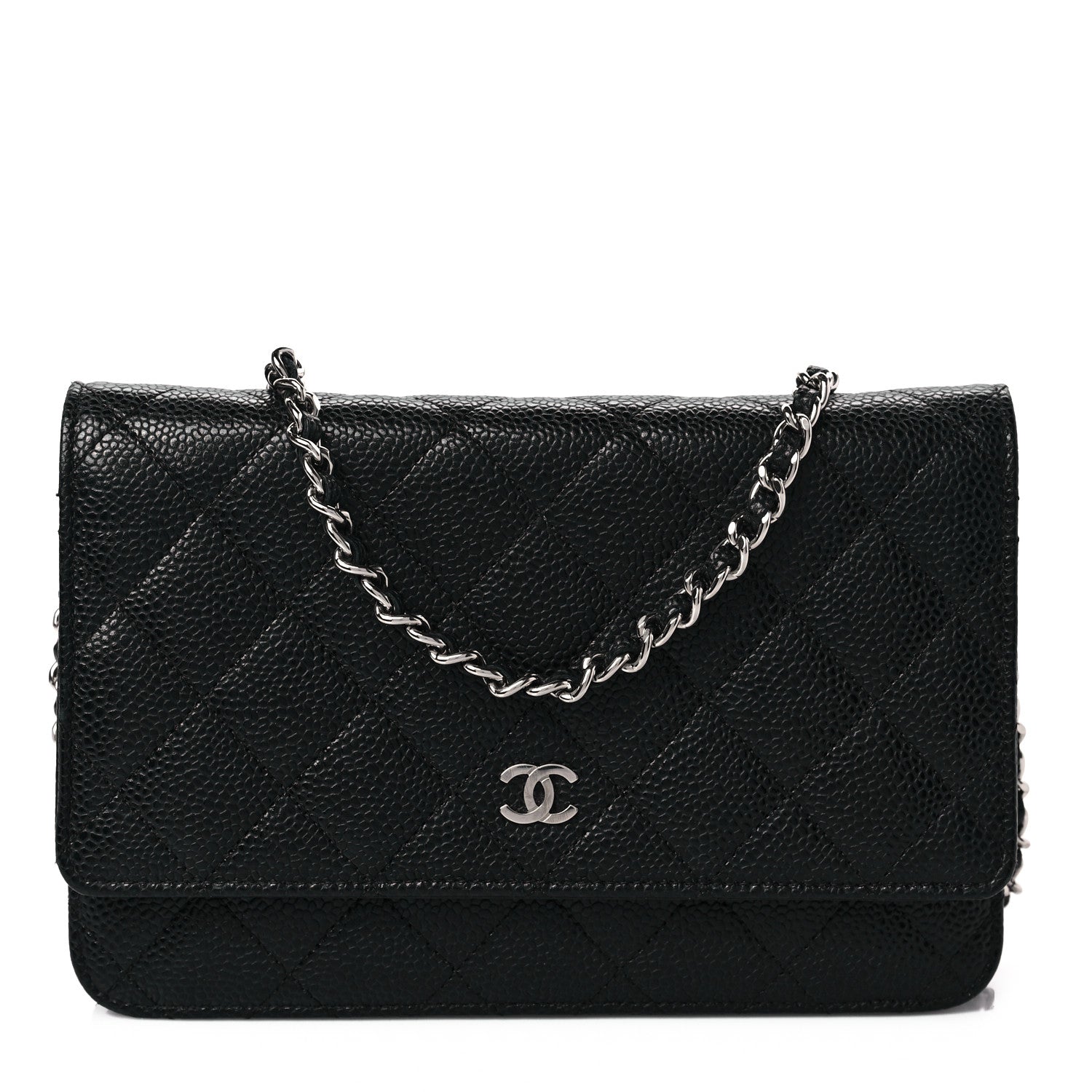 Chanel Caviar Quilted Wallet On Chain WOC Black 1 of 7