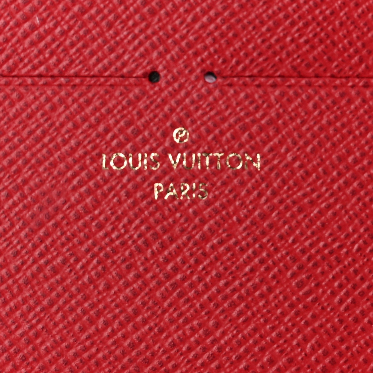 Louis Vuitton Calfskin Felicie Card Holder Insert Cherry 6 of 7