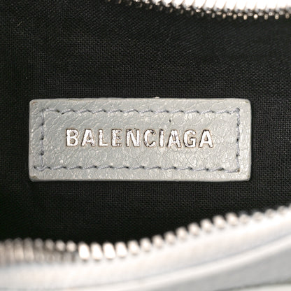 Balenciaga Agneau Arena Crystal Le Cagole Shoulder Bag XS Optic White 8 of 11