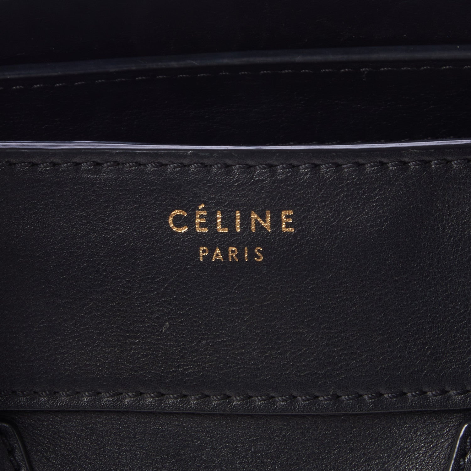 Celine Smooth Calfskin Mini Luggage Black 8 of 17