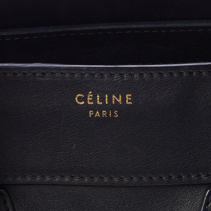 Celine Smooth Calfskin Mini Luggage Black 8 of 17