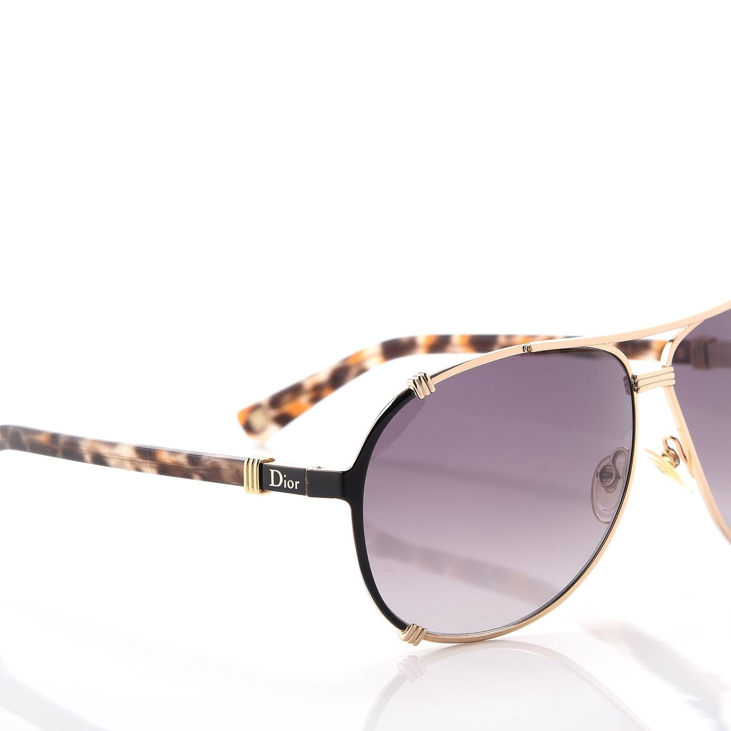Chicago 2 Aviator Sunglasses Gold Grey