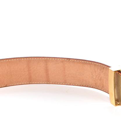Louis Vuitton Monogram Multicolor Studded LV Initiales Belt 80 32 White 7 of 9