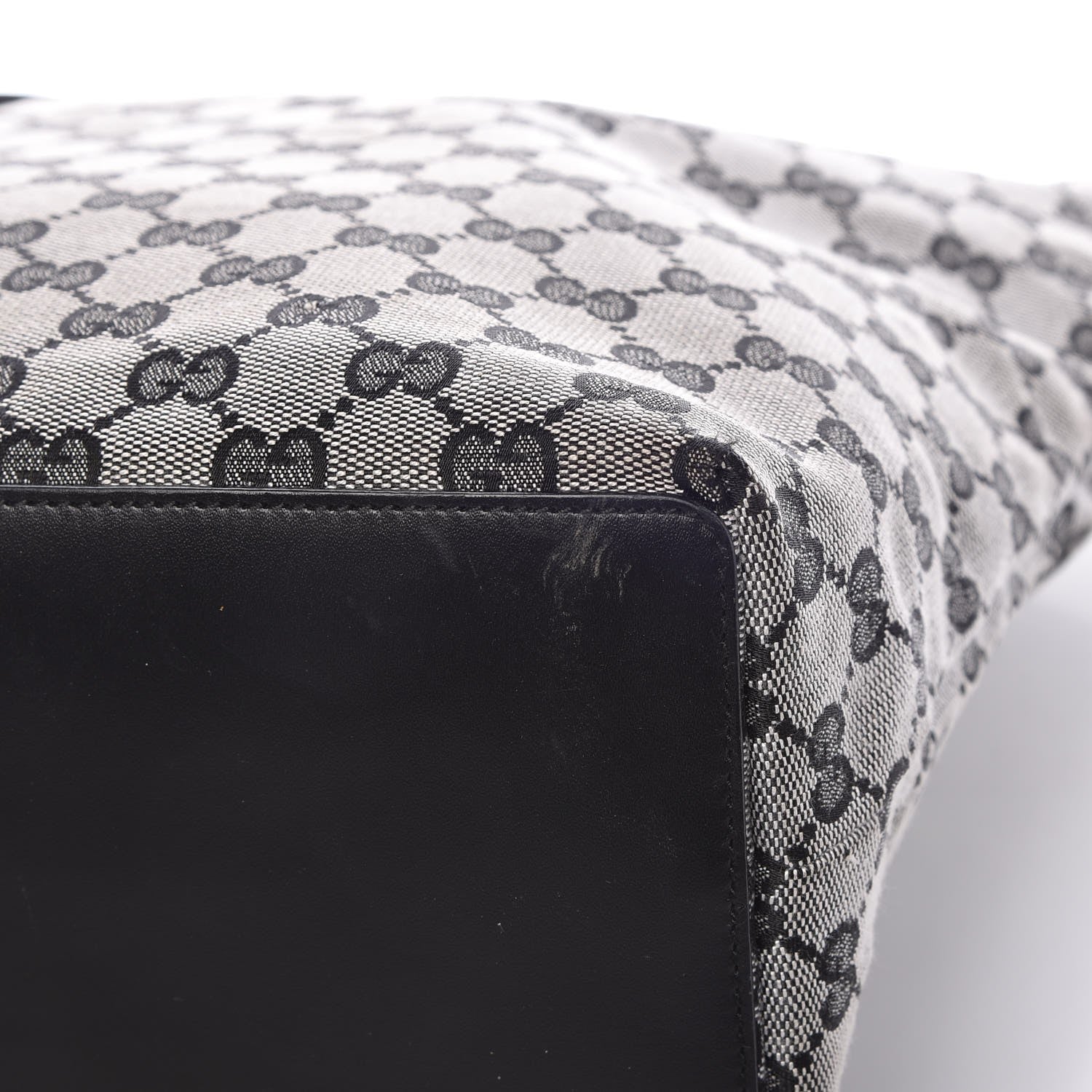 Gucci Monogram Large Bucket Tote Black 14 of 14