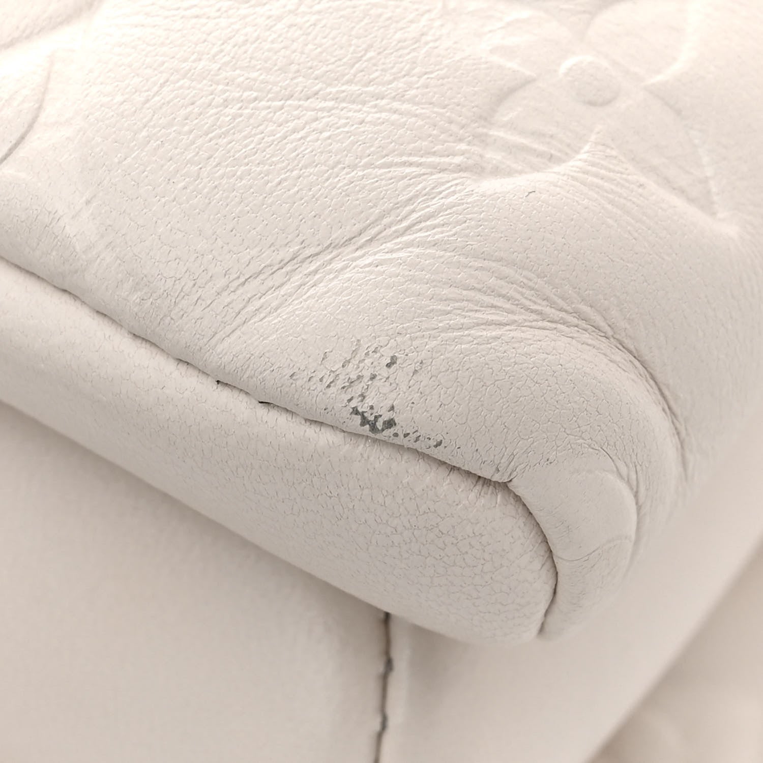 Louis Vuitton Lambskin Embossed Monogram Coussin PM Beige Cream 11 of 14