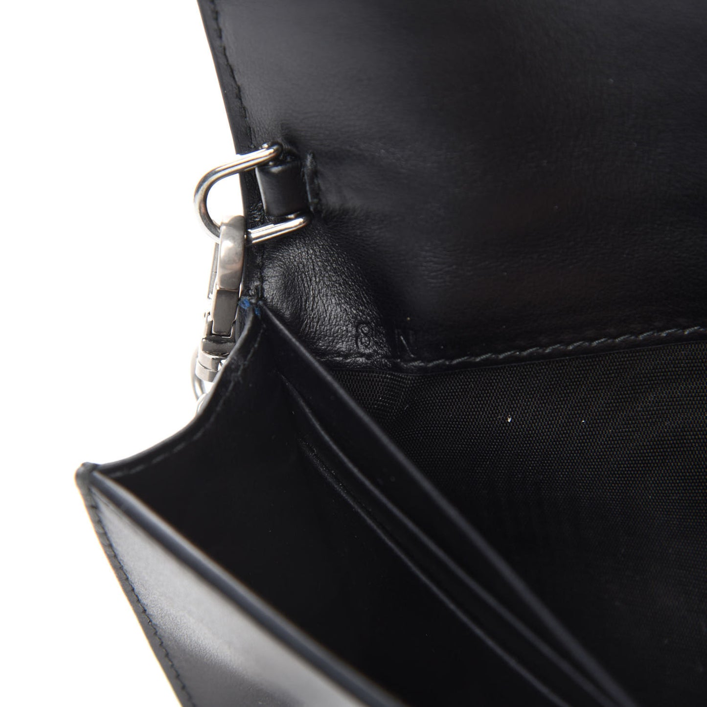 City Calfskin Cahier Studded Mini Bag Black