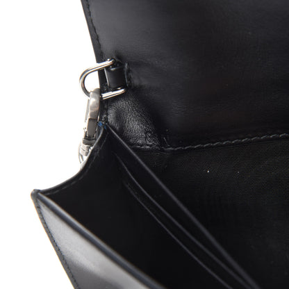 Prada City Calfskin Cahier Studded Mini Bag Black 9 of 11