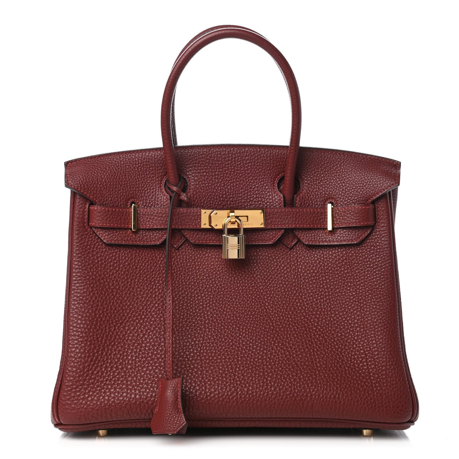 Hermes Togo Birkin 30 Rouge H 1 of 11