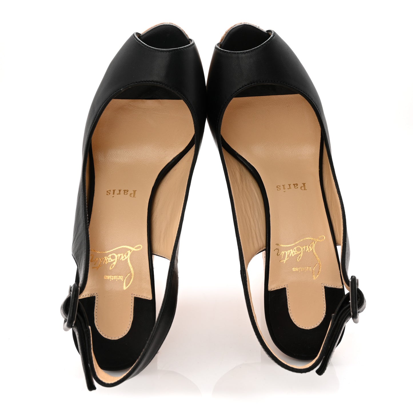 Calfskin Cork Dona Anna 120 Wedges 36 Black Natural