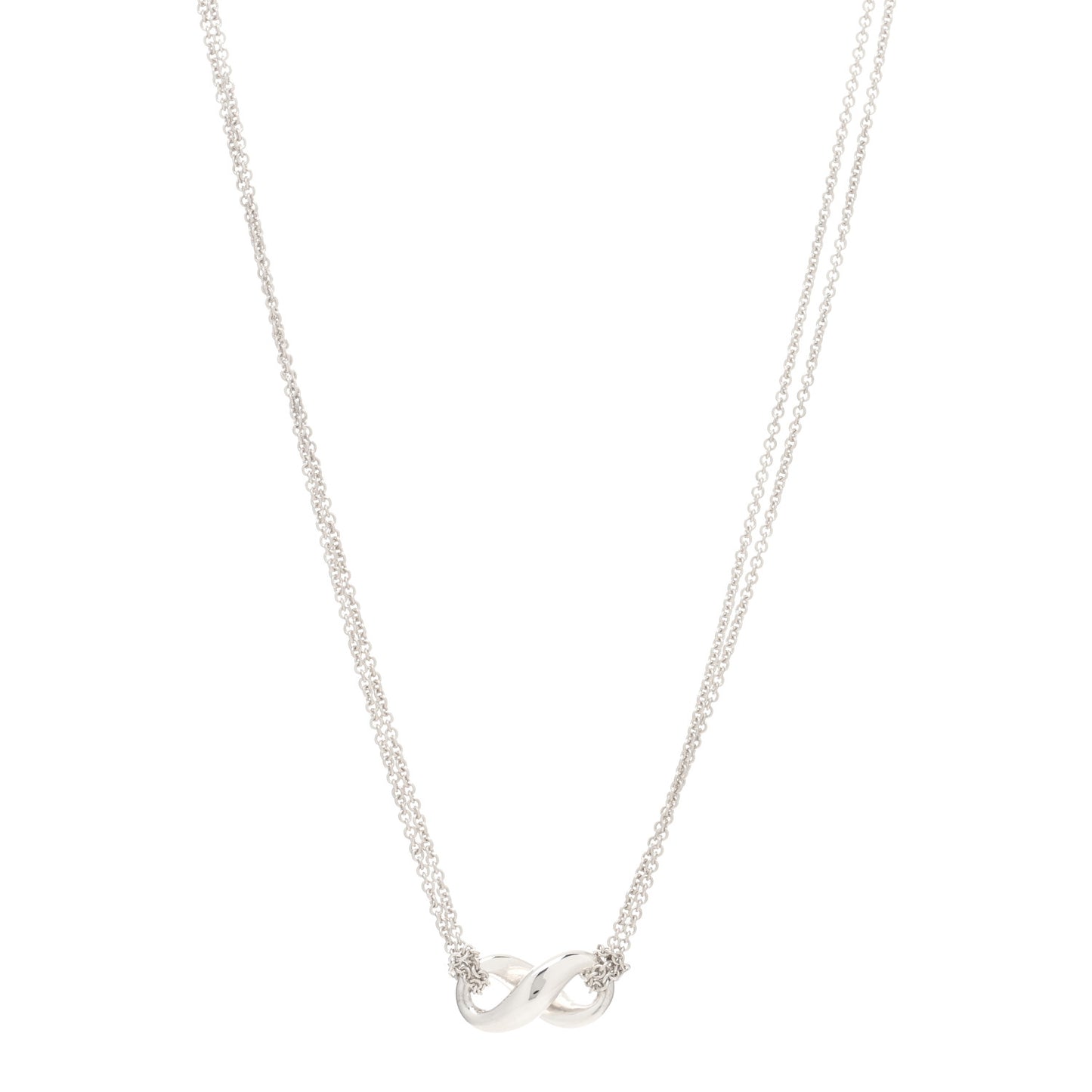 Sterling Silver Infinity Pendant Necklace
