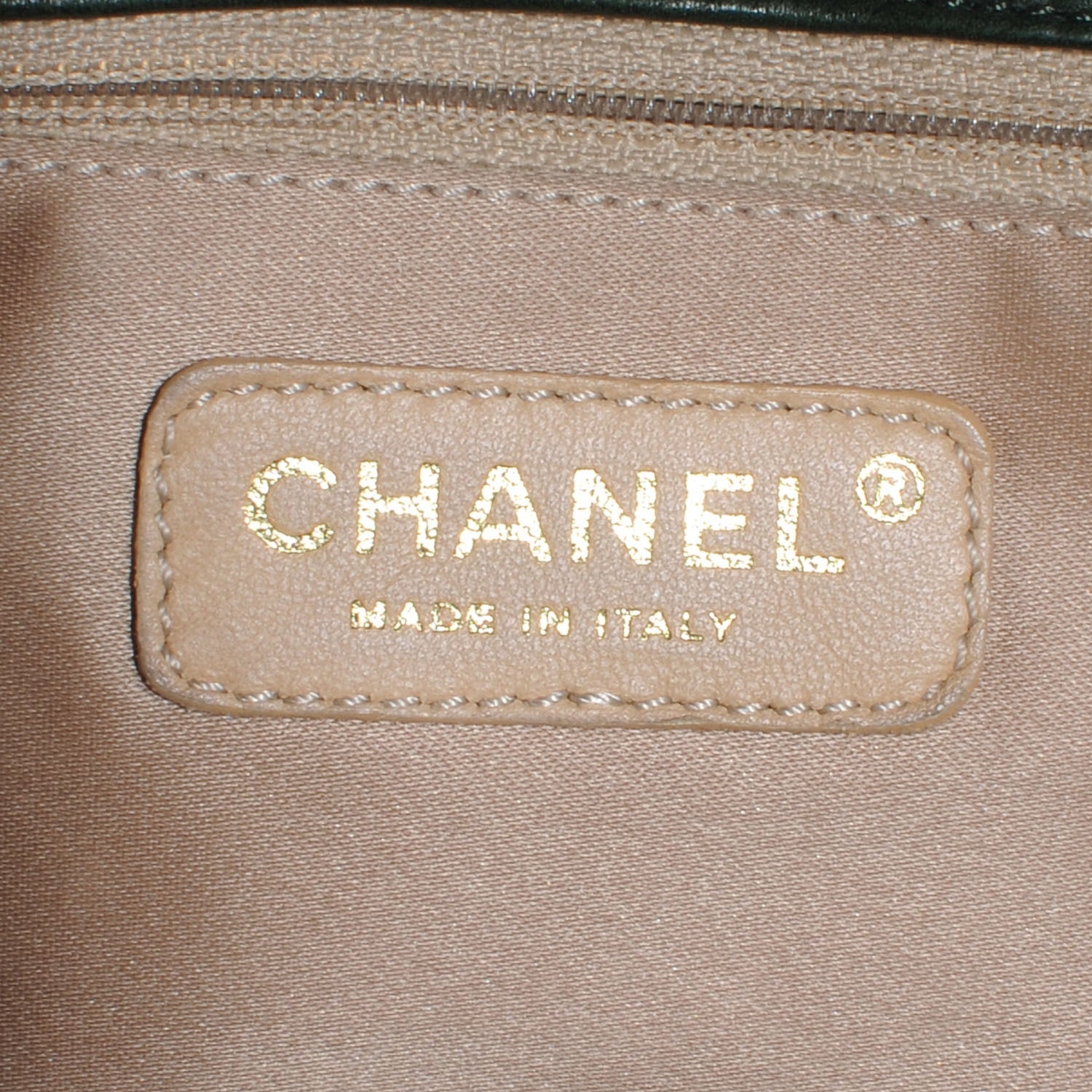 Chanel Lambskin Bubble Quilt Flap Green 6 of 7