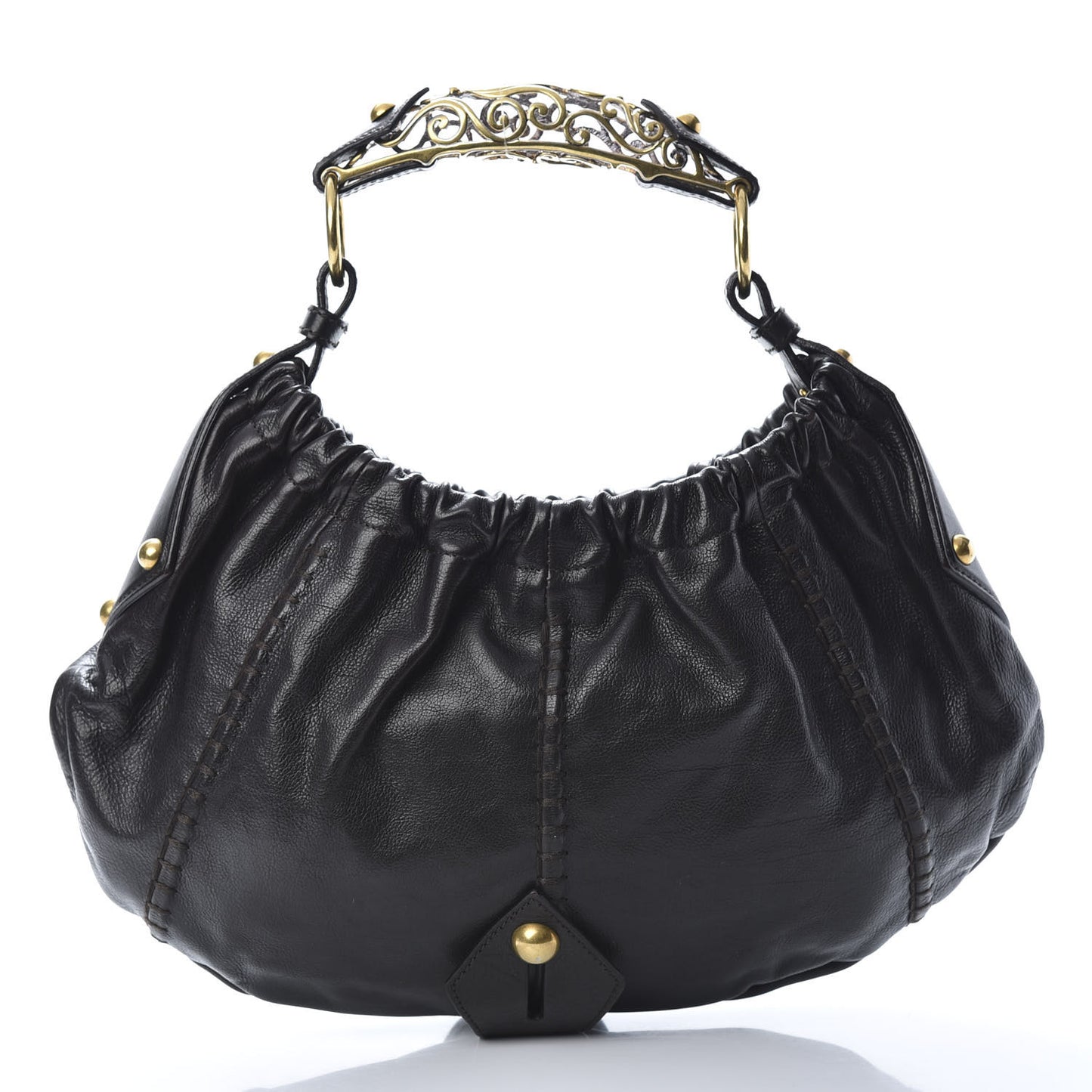 Calfskin Vincennes Mombasa Hobo Black