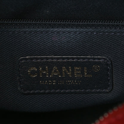 Chanel Lambskin Chevron Quilted Pyramid CC Camera Case Red 5 of 8