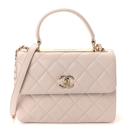 Chanel Lambskin Quilted Small Trendy CC Flap Dual Handle Bag Lilas Lilac 1 of 11