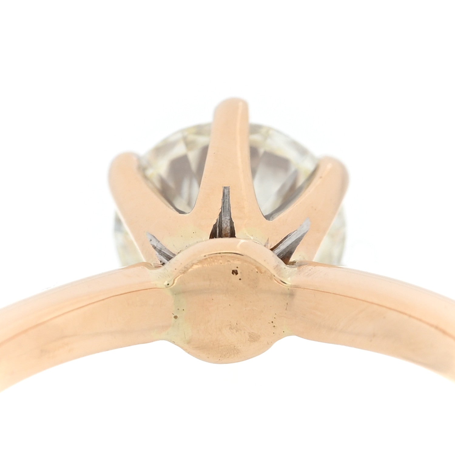 Parker & West by FASHIONPHILE 14K Yellow Gold Diamond 1.90ct Solitaire Engagement Ring 52 6 8 of 9