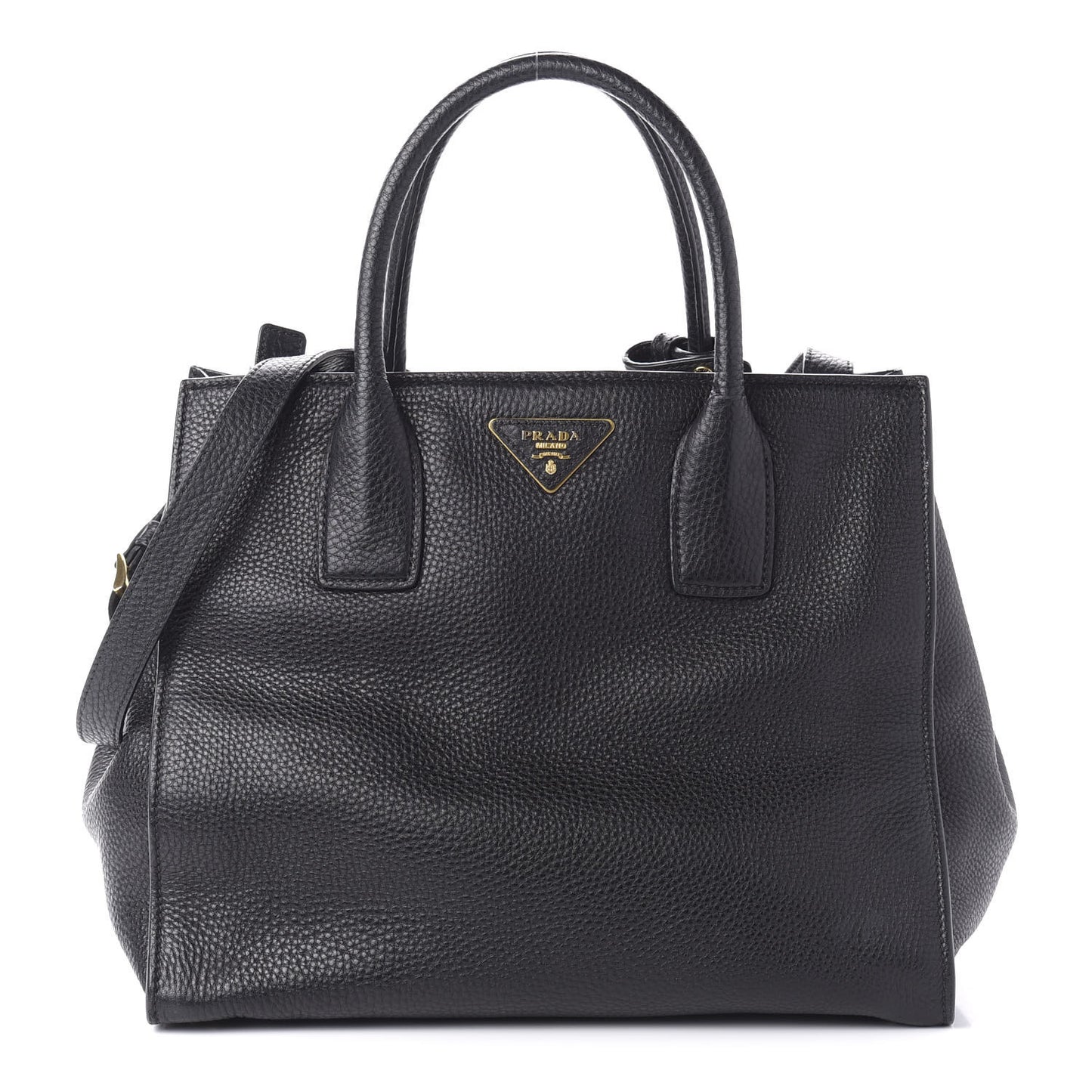 Vitello Daino Tote Black