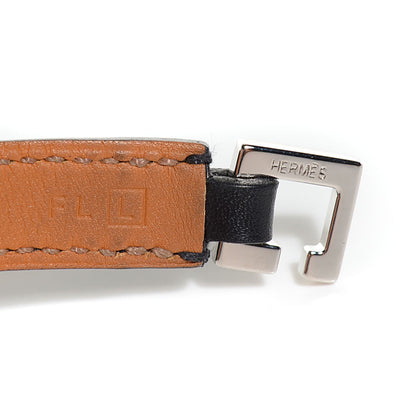 Hermes Chamonix Rivale Double Tour Bracelet S Black 6 of 8