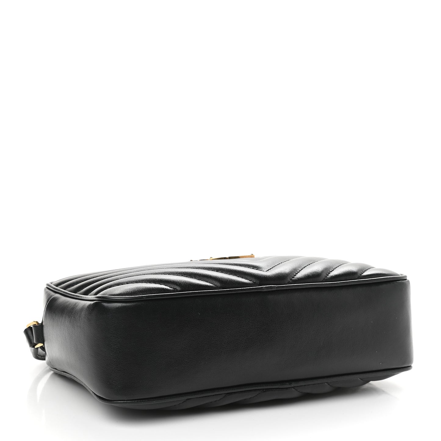 Calfskin Matelasse Monogram Lou Camera Bag Black
