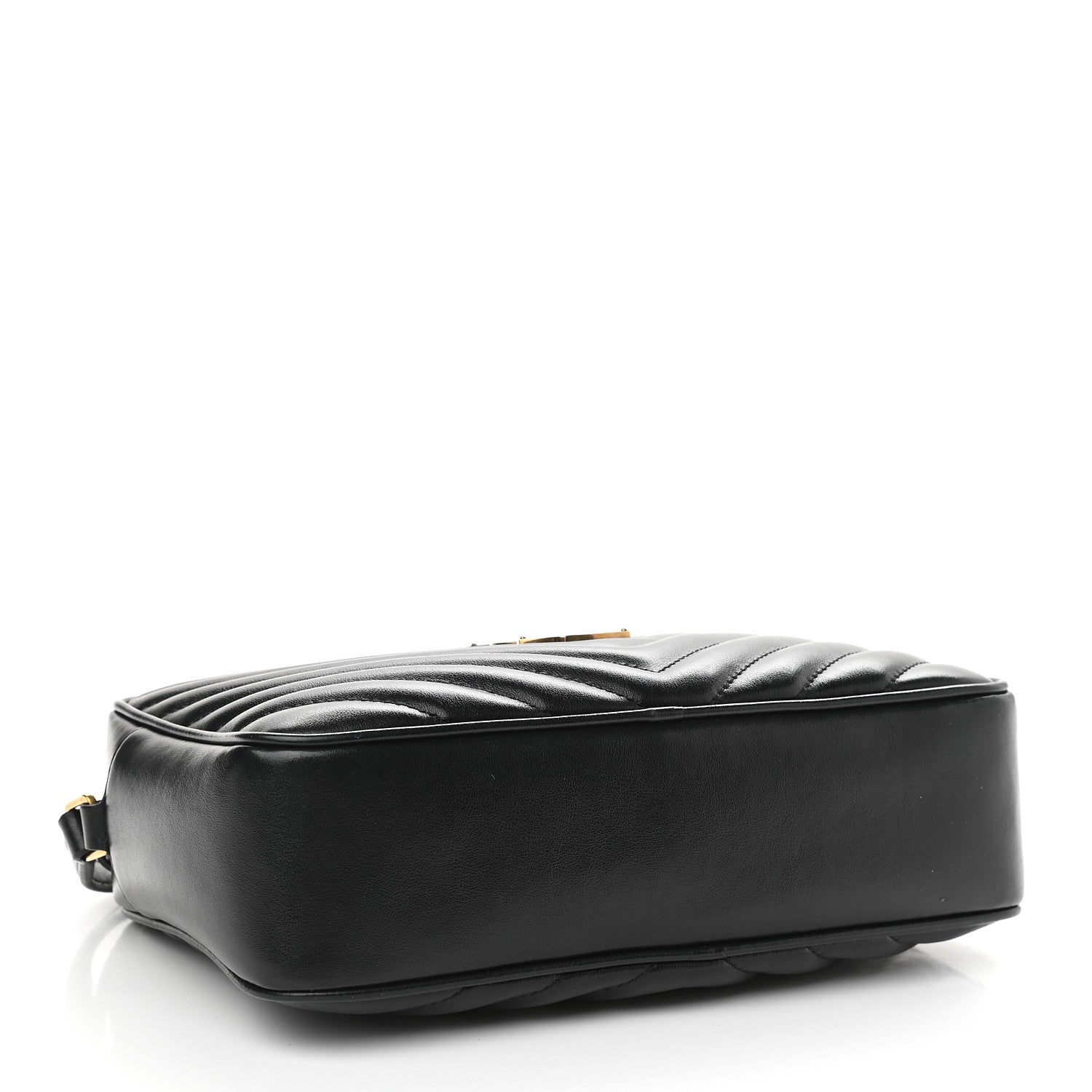 Saint Laurent Calfskin Matelasse Monogram Lou Camera Bag Black 4 of 11
