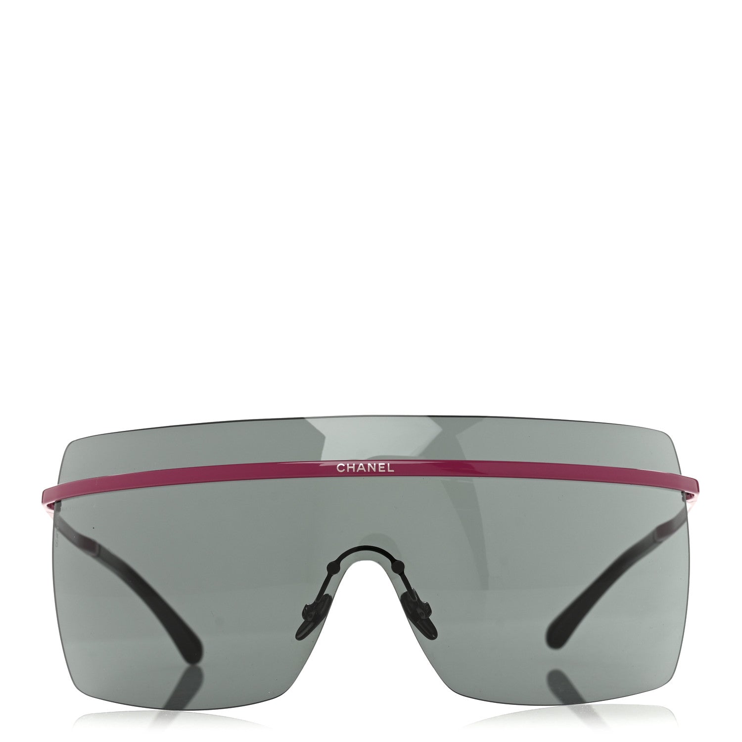 Chanel Metal Shield Sunglasses L3741 Pink 2 of 7