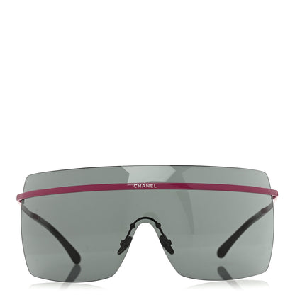 Chanel Metal Shield Sunglasses L3741 Pink 2 of 7