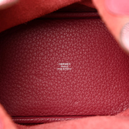 Hermes Taurillon Clemence Picotin Lock 18 PM Rubis 5 of 9