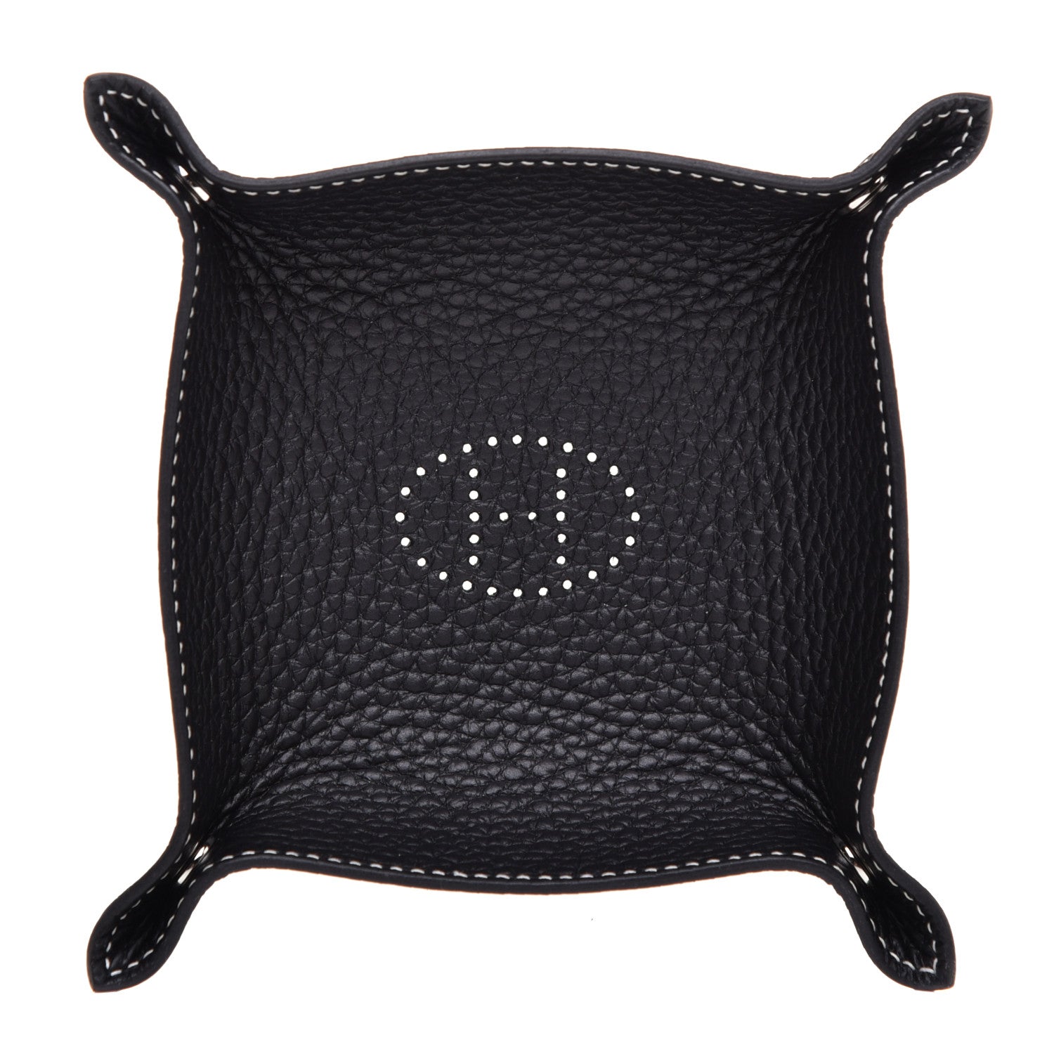 Hermes Taurillon Clemence Mises et Relances Change Tray Black 1 of 7