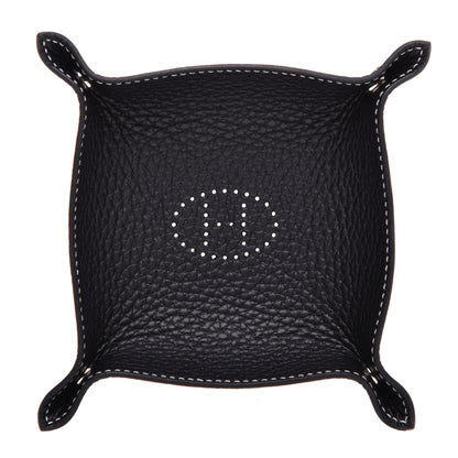 Hermes Taurillon Clemence Mises et Relances Change Tray Black 1 of 7