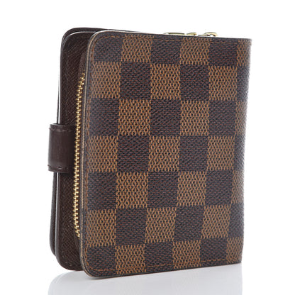 Louis Vuitton Damier Ebene Zippe Zipped Compact Wallet 3 of 11